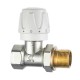 DN15-DN25 manual brass nickel plated thermostatic radiator control valve